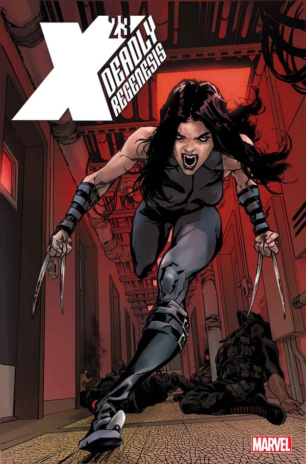 Cover image for X-23: DEADLY REGENESIS #1 KALMAN ANDRASOFSZKY COVER
