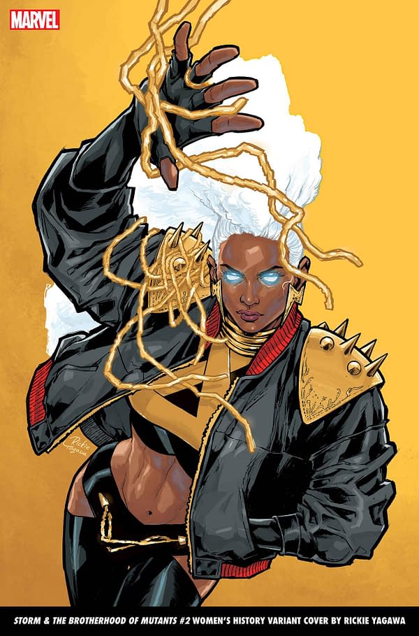 Cover image for STORM & THE BROTHERHOOD OF MUTANTS 2 RICKIE YAGAWA WOMEN'S HISTORY MONTH VARIANT  [SIN]