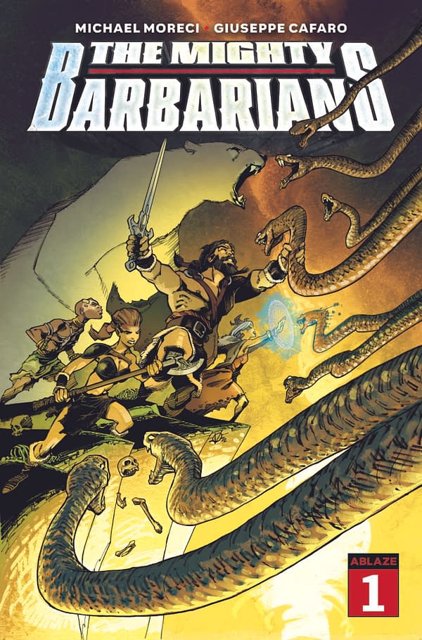 The Mighty Barbarians: Moreci and Cafaro's New Series Debuts April