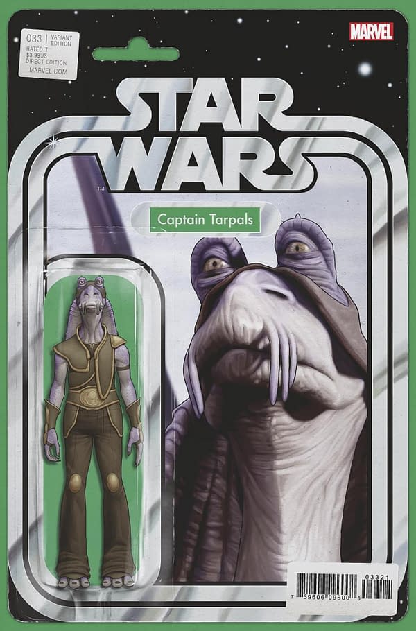 Cover image for STAR WARS 33 JOHN TYLER CHRISTOPHER ACTION FIGURE VARIANT