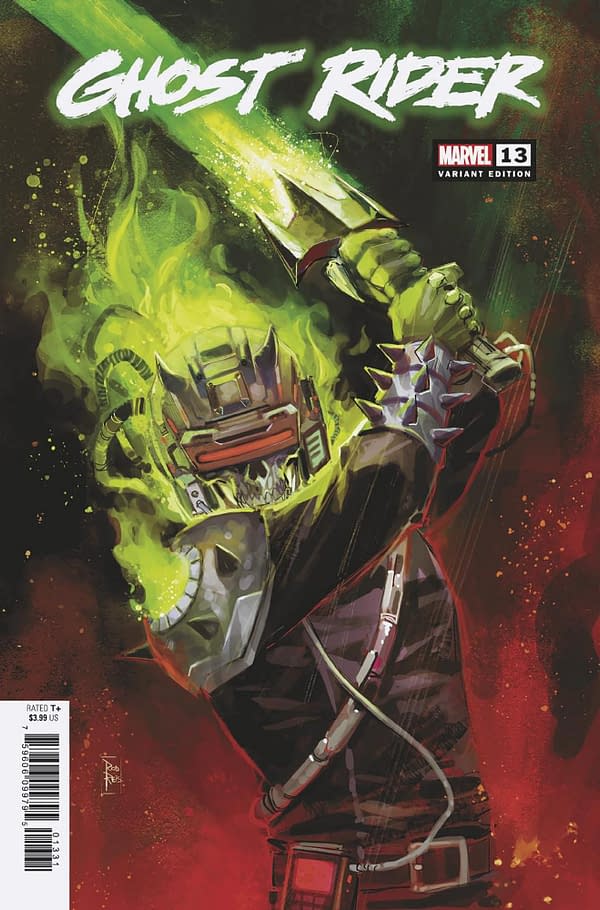Cover image for GHOST RIDER 13 ROD REIS VARIANT