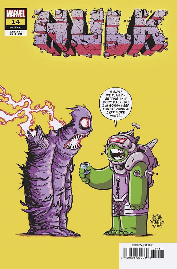 Cover image for HULK 14 SKOTTIE YOUNG VARIANT