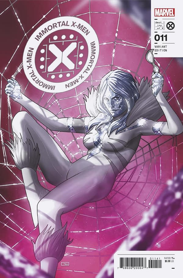 Cover image for IMMORTAL X-MEN 11 TAURIN CLARKE SPIDER-VERSE VARIANT