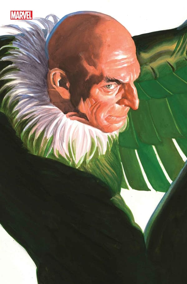 Cover image for AMAZING SPIDER-MAN 24 ALEX ROSS TIMELESS VULTURE VIRGIN VARIANT