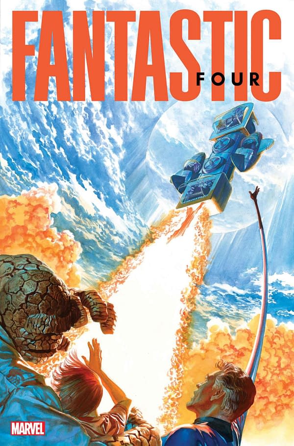 Cover image for FANTASTIC FOUR #6 ALEX ROSS COVER