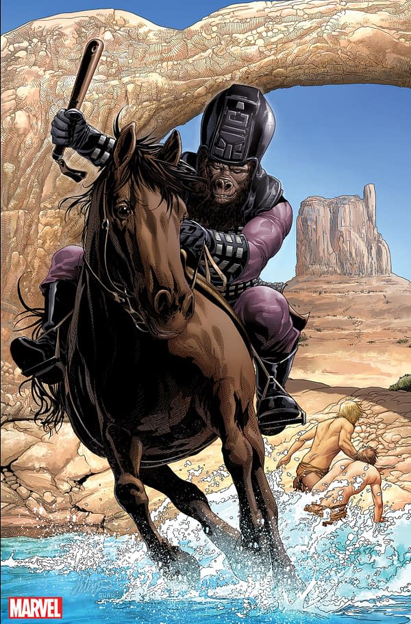 Cover image for PLANET OF THE APES 1 SALVADOR LARROCA VIRGIN VARIANT