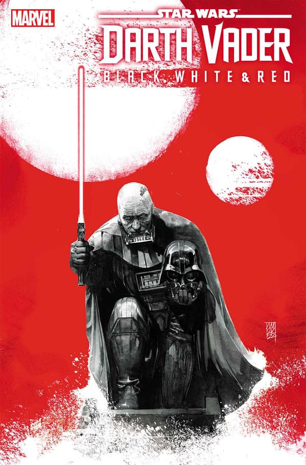 Cover image for STAR WARS: DARTH VADER - BLACK, WHITE, AND RED #1 ALEX MALEEV COVER