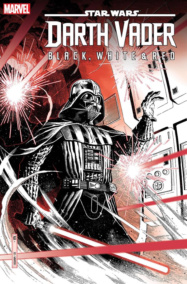Cover image for STAR WARS: DARTH VADER - BLACK, WHITE & RED 1 JIM CHEUNG VARIANT