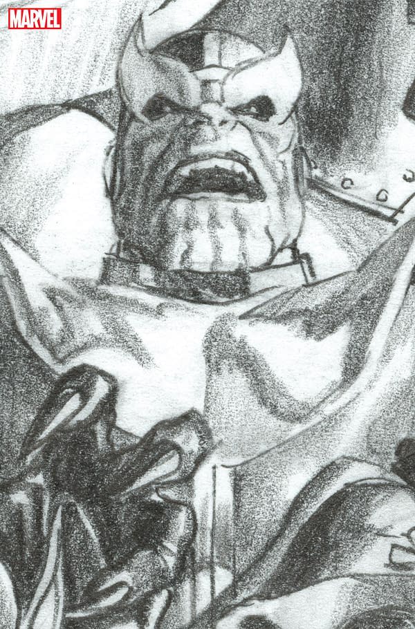 Cover image for WARLOCK: REBIRTH 1 ALEX ROSS TIMELESS THANOS VIRGIN SKETCH VARIANT