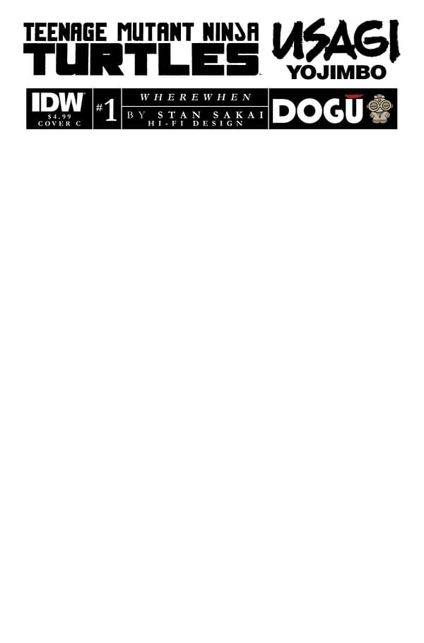 Cover image for TMNT USAGI YOJIMBO WHEREWHEN #1 CVR C SKETCH