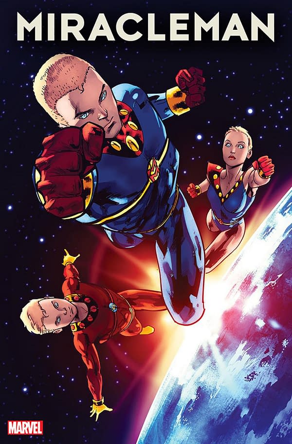 Cover image for MIRACLEMAN BY GAIMAN & BUCKINGHAM: THE SILVER AGE 5 BAZALDUA VARIANT