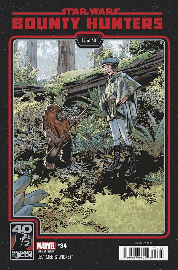 Cover image for STAR WARS: BOUNTY HUNTERS 34 CHRIS SPROUSE RETURN OF THE JEDI 40TH ANNIVERSARY VARIANT