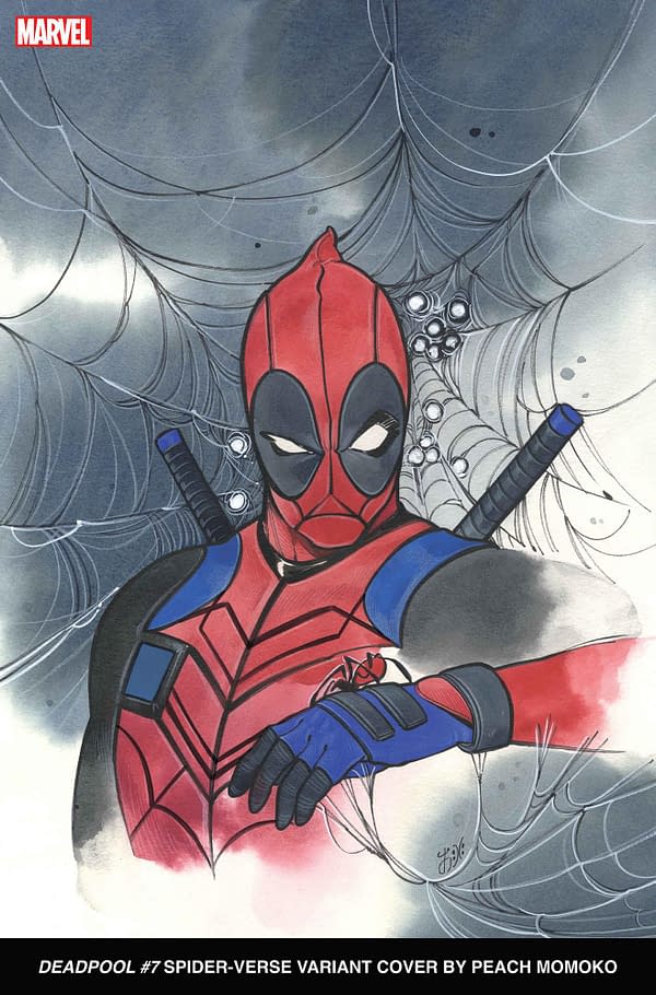 Cover image for DEADPOOL 7 PEACH MOMOKO SPIDER-VERSE VARIANT