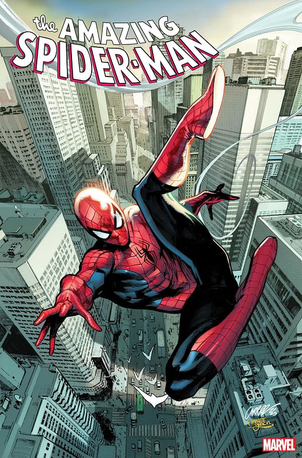 Cover image for AMAZING SPIDER-MAN 26 PEPE LARRAZ VARIANT