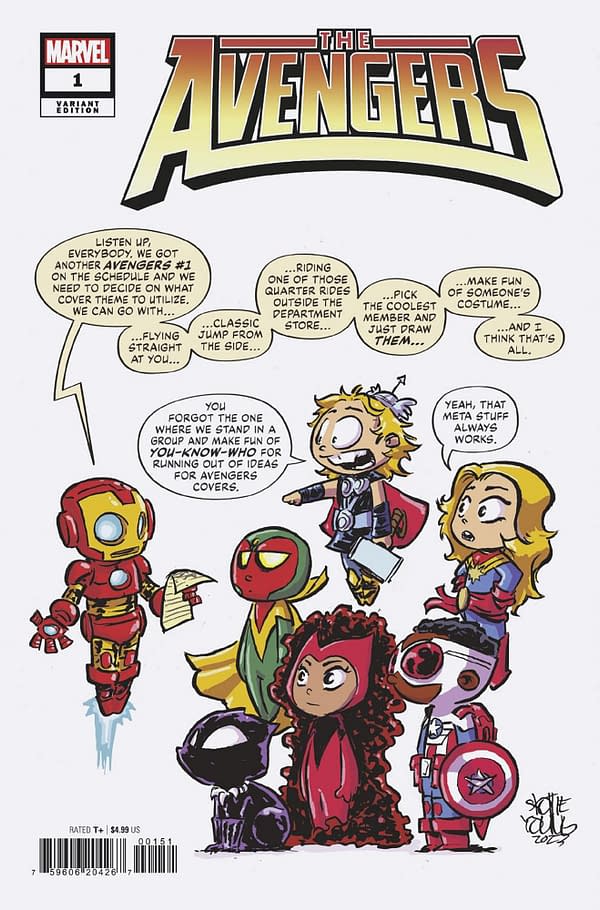 Cover image for AVENGERS 1 SKOTTIE YOUNG VARIANT