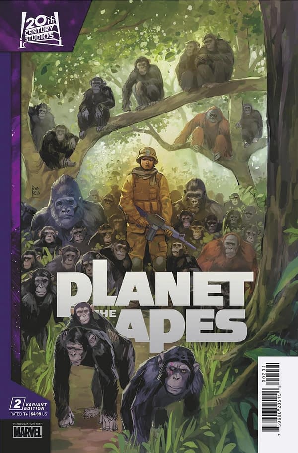 Cover image for PLANET OF THE APES 2 ROD REIS VARIANT
