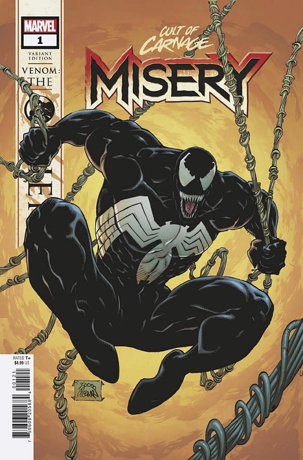Cover image for CULT OF CARNAGE: MISERY 1 RYAN STEGMAN VENOM THE OTHER VARIANT