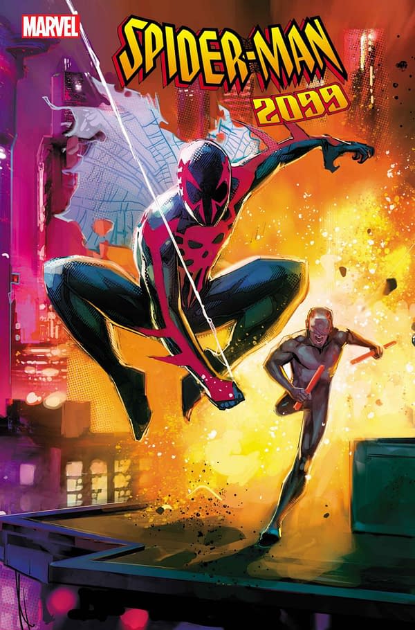 Cover image for SPIDER-MAN 2099: DARK GENESIS 3 ROD REIS CONNECTING VARIANT