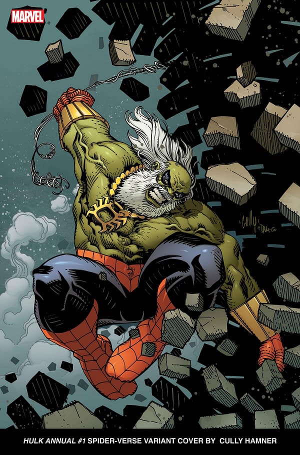 Cover image for HULK ANNUAL 1 CULLY HAMNER SPIDER-VERSE VARIANT