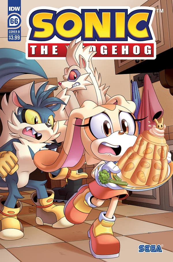 Cover image for Sonic the Hedgehog #66 Variant B (Oz)