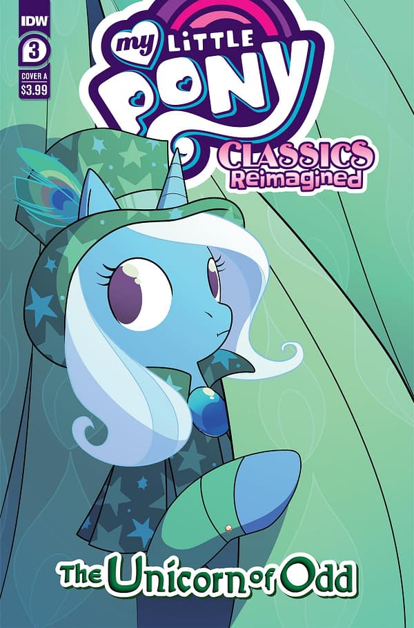 Cover image for MY LITTLE PONY CLASSICS REIMAGINED: THE UNICORN OF ODD #3 JENNA AYOUB COVER