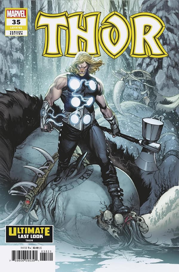 Cover image for THOR 35 PEPE LARRAZ ULTIMATE LAST LOOK VARIANT