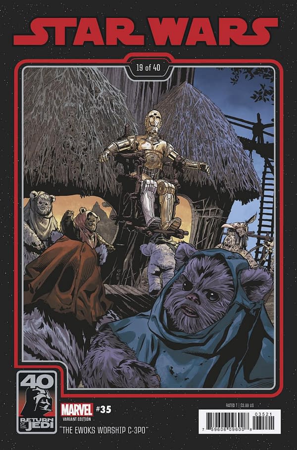 Cover image for STAR WARS 35 CHRIS SPROUSE RETURN OF THE JEDI 40TH ANNIVERSARY VARIANT