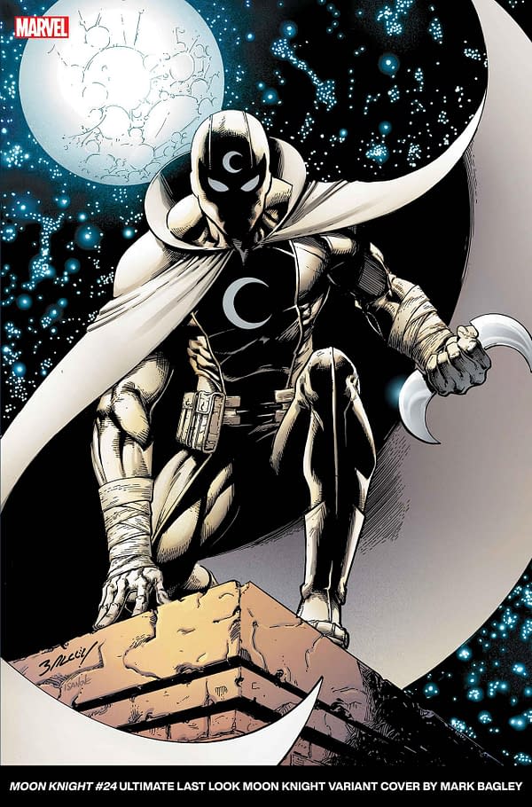 Cover image for MOON KNIGHT 24 MARK BAGLEY ULTIMATE LAST LOOK VARIANT