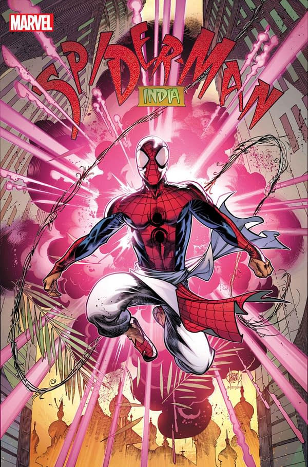 Cover image for SPIDER-MAN: INDIA #1 ADAM KUBERT COVER