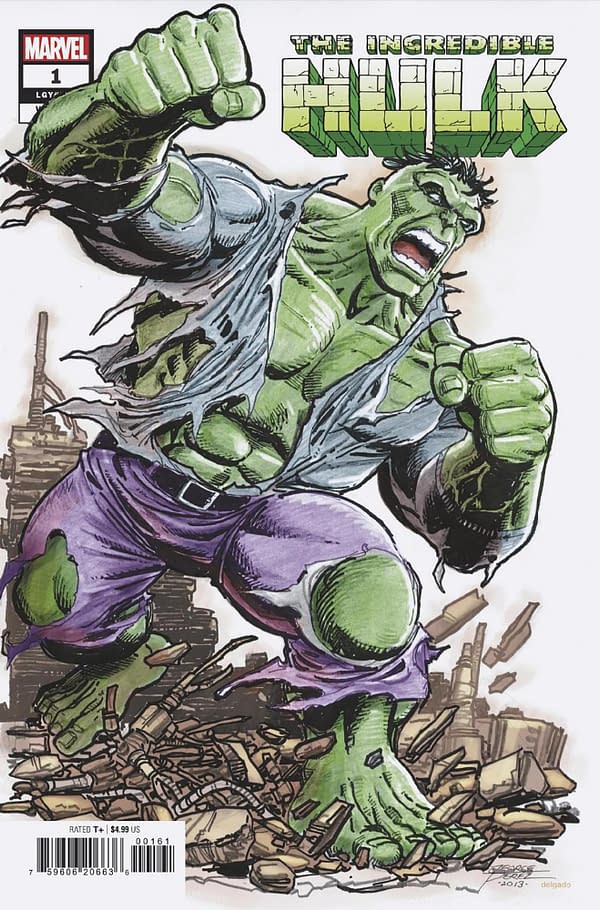 Cover image for INCREDIBLE HULK 1 GEORGE PEREZ VARIANT