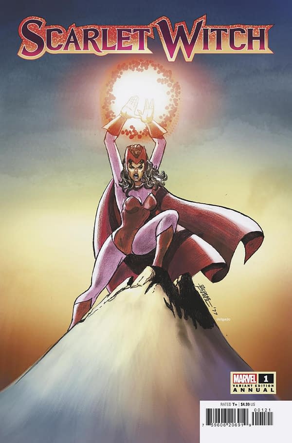 Cover image for SCARLET WITCH ANNUAL 1 GEORGE PEREZ VARIANT