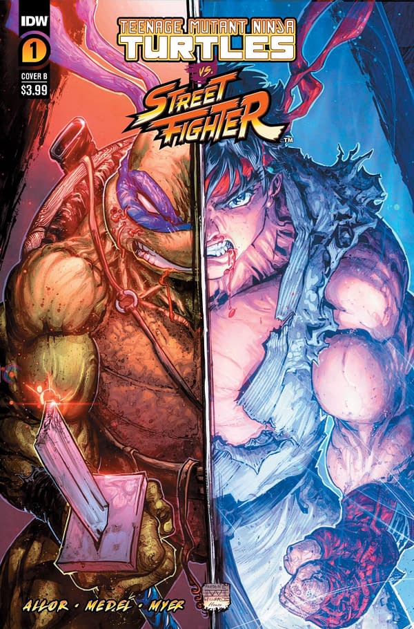 Cover image for Teenage Mutant Ninja Turtles vs. Street Fighter #1
