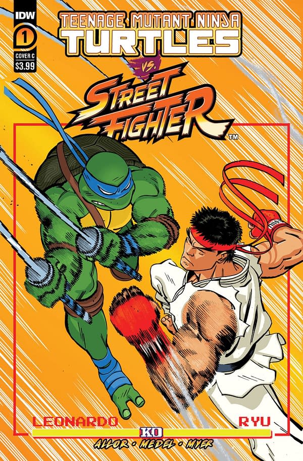 Cover image for TMNT VS STREET FIGHTER #1 (OF 5) CVR C REILLY