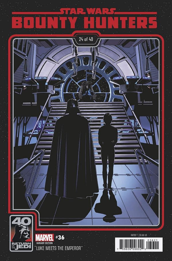 Cover image for STAR WARS: BOUNTY HUNTERS 36 CHRIS SPROUSE RETURN OF THE JEDI 40TH ANNIVERSARY VARIANT