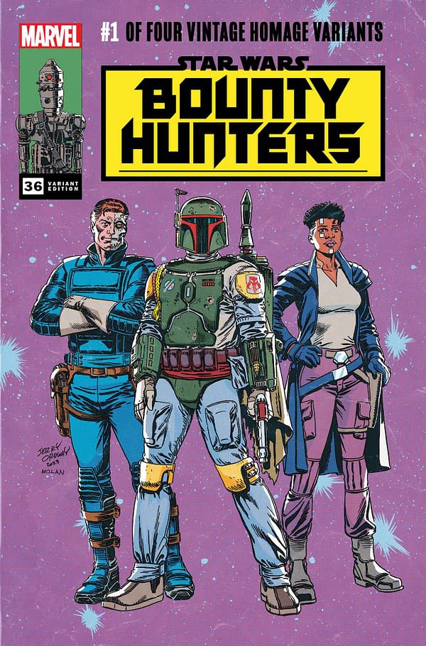 Cover image for STAR WARS: BOUNTY HUNTERS 36 JERRY ORDWAY CLASSIC TRADE DRESS VARIANT