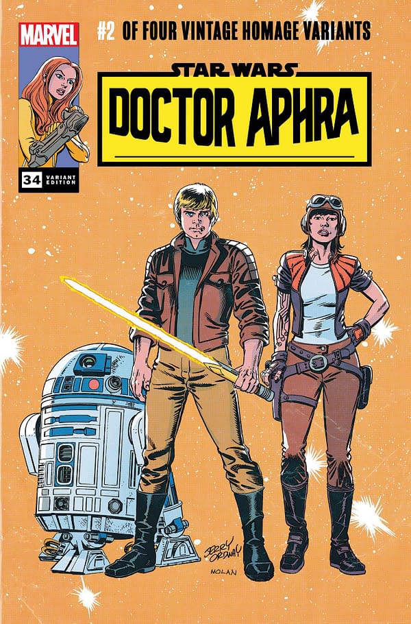 Cover image for STAR WARS: DOCTOR APHRA 34 JERRY ORDWAY CLASSIC TRADE DRESS VARIANT