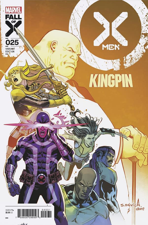 Cover image for X-MEN 25 SERGIO DAVILA KINGPIN VARIANT [FALL]