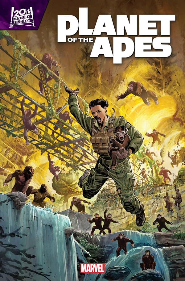 Cover image for PLANET OF THE APES #4 JOSHUA CASSARA COVER