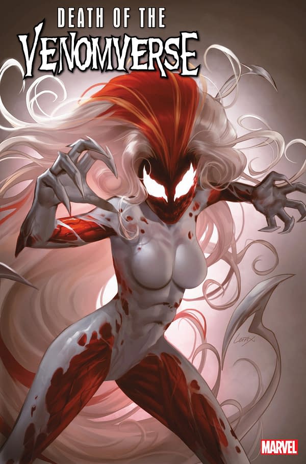 Cover image for DEATH OF THE VENOMVERSE 1 LEIRIX VARIANT