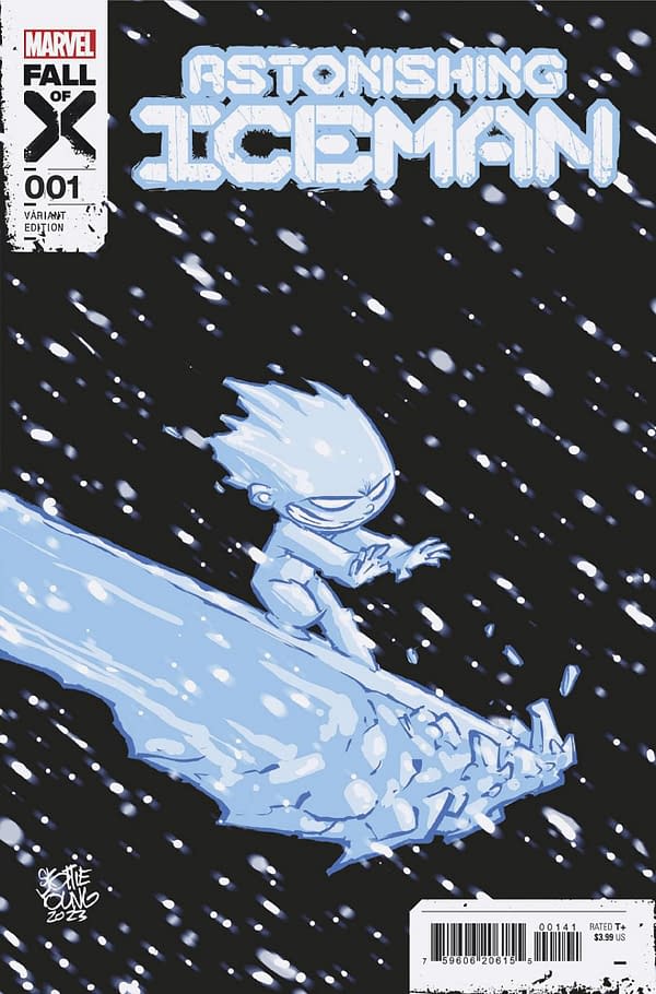 Cover image for ASTONISHING ICEMAN 1 SKOTTIE YOUNG VARIANT [FALL]
