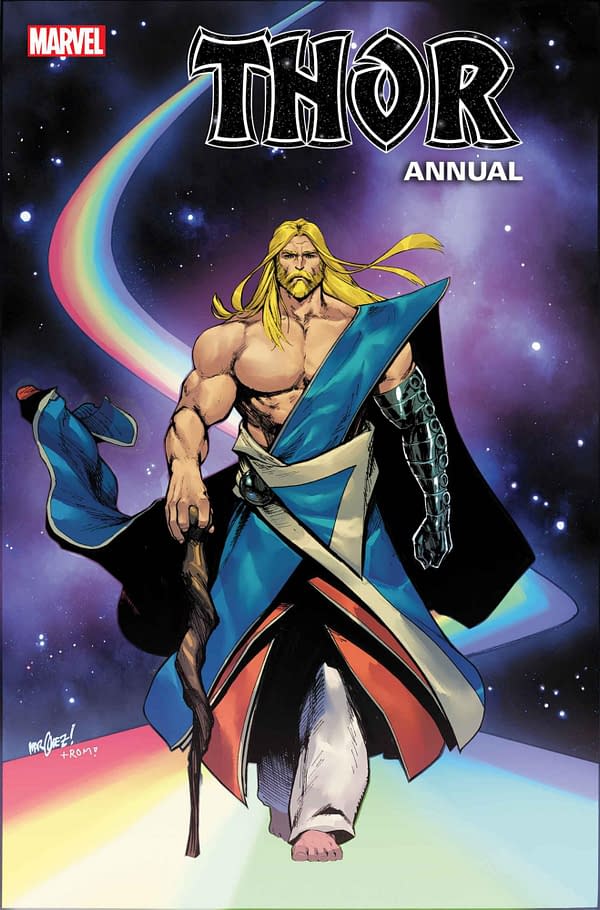 Cover image for THOR ANNUAL 1 DAVID MARQUEZ HELLFIRE GALA VARIANT