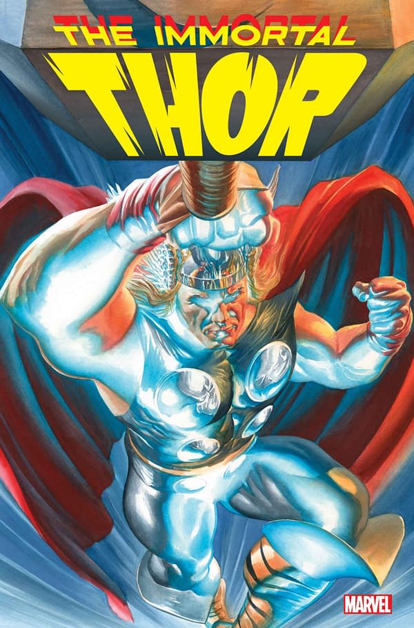 Cover image for IMMORTAL THOR #1 ALEX ROSS COVER