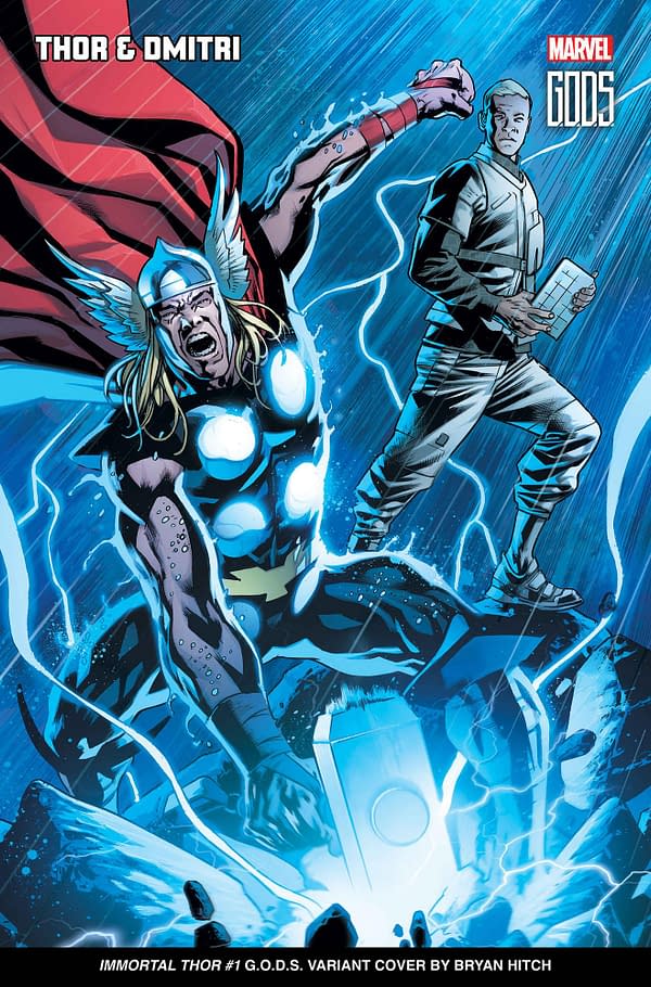 Cover image for IMMORTAL THOR 1 BRYAN HITCH G.O.D.S. VARIANT [G.O.D.S.]