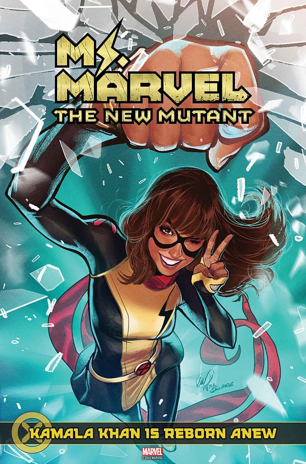 Cover image for MS. MARVEL: THE NEW MUTANT 1 LUCAS WERNECK HOMAGE VARIANT