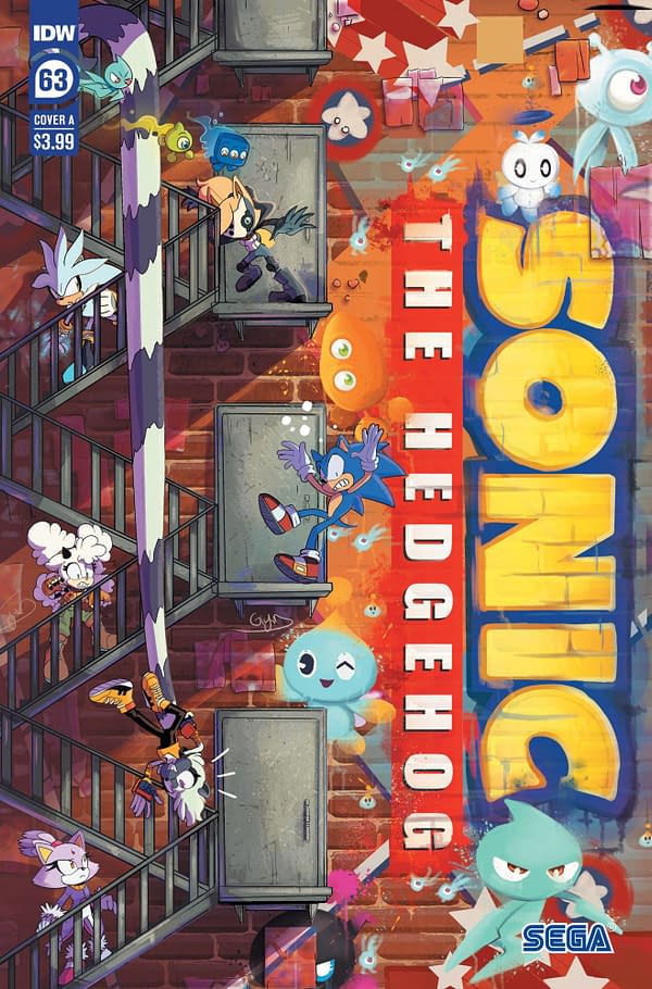 Cover image for Sonic the Hedgehog #63