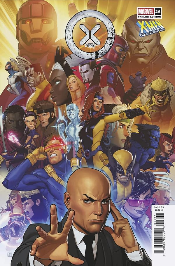 Cover image for X-MEN 26 JORGE MOLINA X-MEN 60TH VARIANT [FALL]