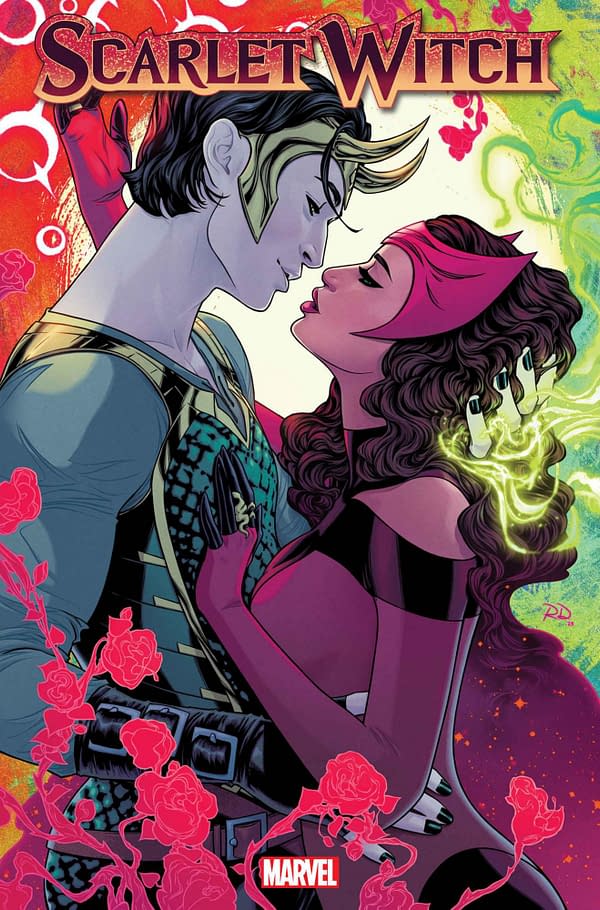 Cover image for SCARLET WITCH #8 RUSSELL DAUTERMAN COVER