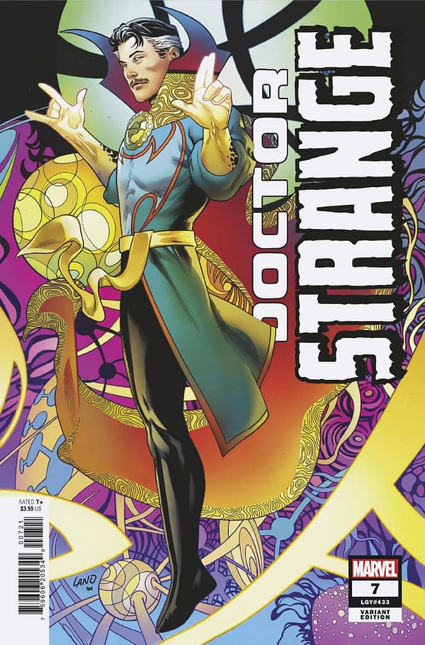 Cover image for DOCTOR STRANGE 7 GREG LAND VARIANT