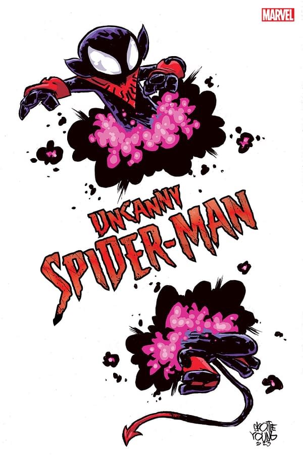 Cover image for UNCANNY SPIDER-MAN 1 SKOTTIE YOUNG VARIANT [FALL]
