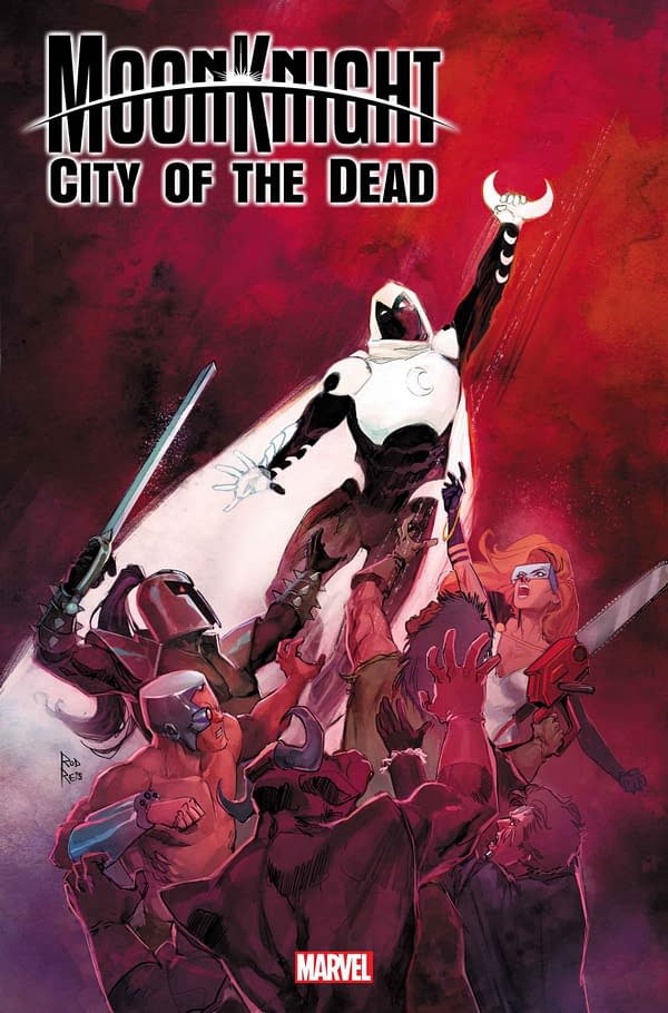 Cover image for MOON KNIGHT: CITY OF THE DEAD #3 ROD REIS COVER